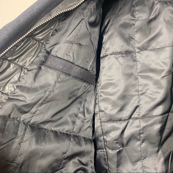 I JEANS by BUFFALO Charcoal Gray Wool-Blend Dual Layer Pea Coat - Picture 9 of 13